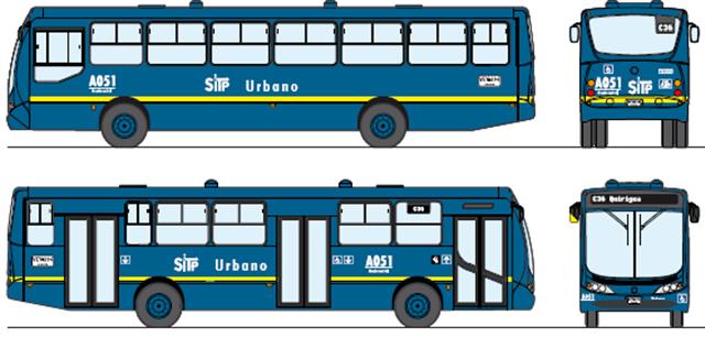  Planos de bus urbano